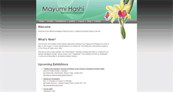 Desktop Screenshot of mayumihashi.com